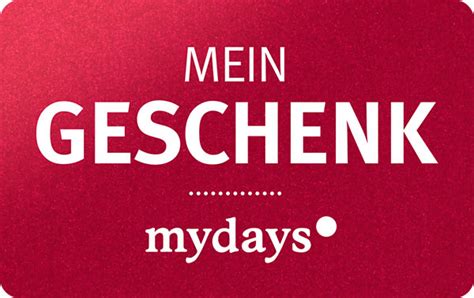 mydays gutschein einlösen österreich